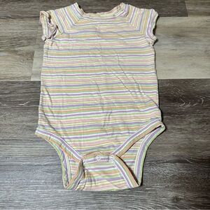 Cherokee Pink and Green Bodysuit One Piece